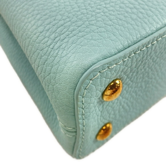 Louis Vuitton Capucines Mini Leather Handbag Vert d'Eau - Picture 7 of 16